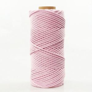 Cordelette en coton 3 plis de 3 mm durable pour emballage cadeau et décoration rustique de fêtes, 50 yards/rouleau – Offre Spéciale - Product Image 4