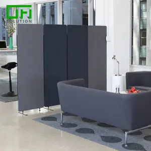 Ofisolution Factory Wholesale Custom 100% PET Acoustic Office Partition Privacy Movable Office Acoustic Partition