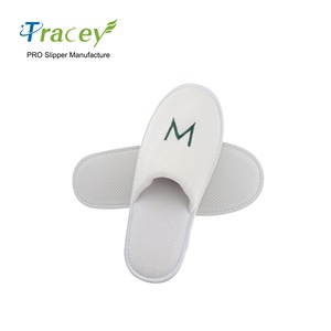 Pantuflas de <span class=keywords><strong>Hotel</strong></span> Desechables con Logotipo Personalizado, Lujosas, Cómodas, Ligeras, de 5 Estrellas, con Punta Cerrada, Tamaño de Viaje - Product Image 2