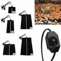 Alfombrilla Térmica para Reptiles de 5-45W, Alfombrillas Calefactoras para Mascotas de Terrario, Alfombrillas con Control de Temperatura Ajustable, Suministros para Reptiles