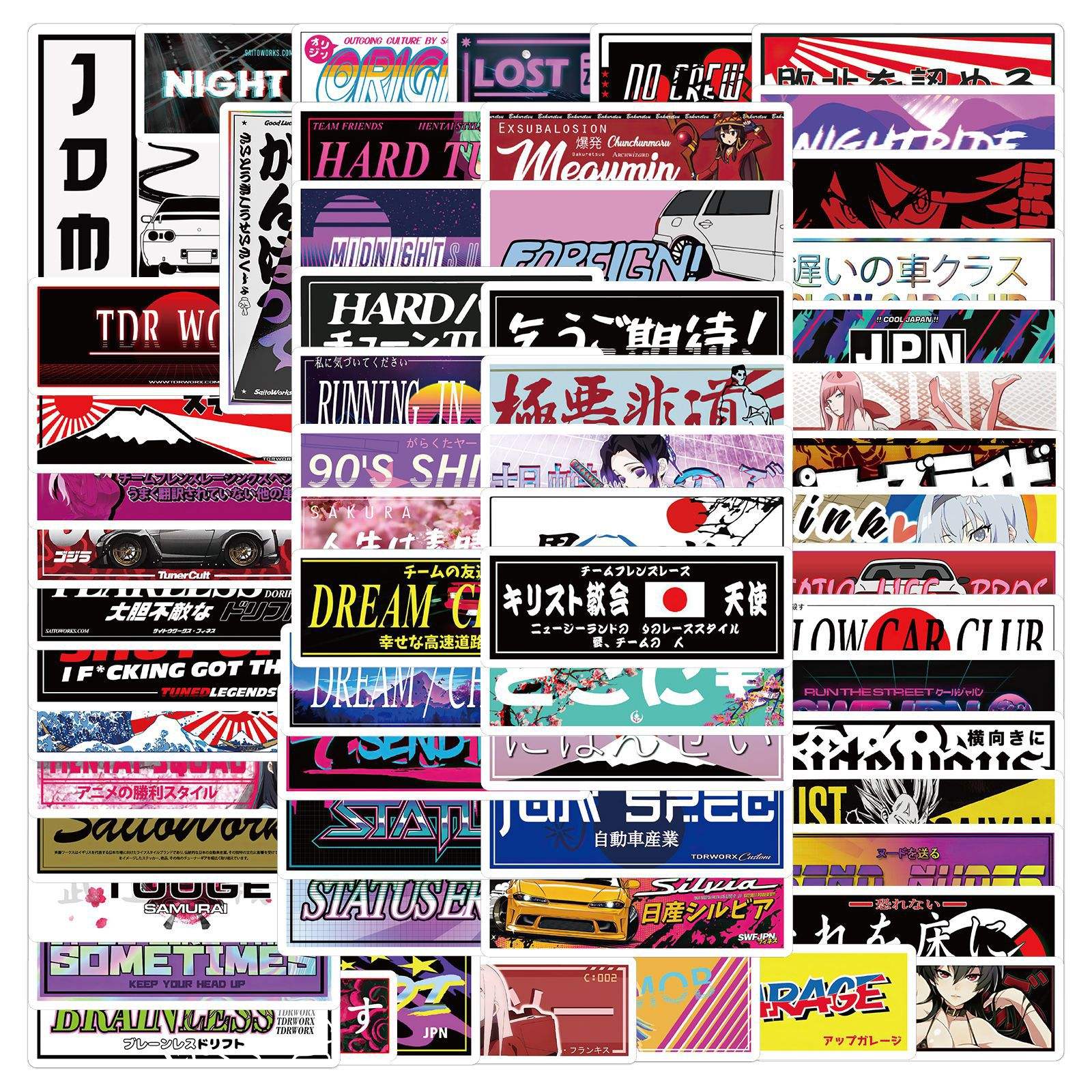 "You Mad Bro" JDM Sticker - 5x4 Inch Orange Vinyl Decal For Cars & Laptops