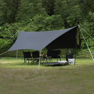 Bâche de tente en polyester personnalisée pour le camping parasol extérieur