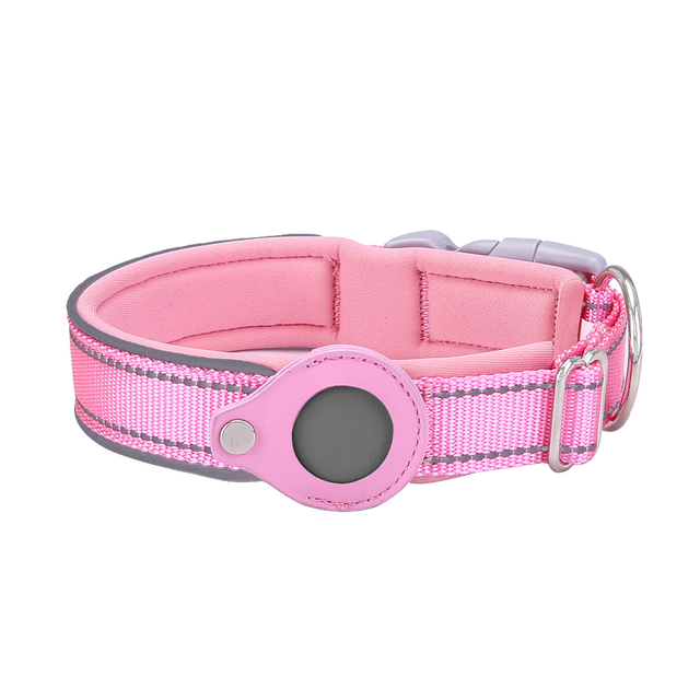 2023 Durable Nylon Braided Pet Collar with Safety Buckle GPS Locator and Case Accessory for Airtag Tracker for Dog/Cat Use
