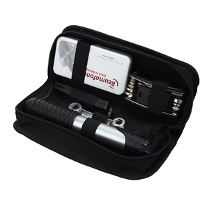 Outils de réparation pour vélo de route, mini-pompe/kit de réparation/outil de tournevis/clé à molette, ensemble d'outils de cyclisme portables, sac de transport - Product Image 1