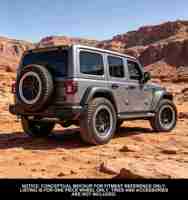 S3-00039 18-24 Llantas de Aluminio Forjado para Jeep, Acabado Negro Mate Personalizado, Borde Mecanizado, Orificio Circular, Diseño Cóncavo Profundo, Estándar DOT