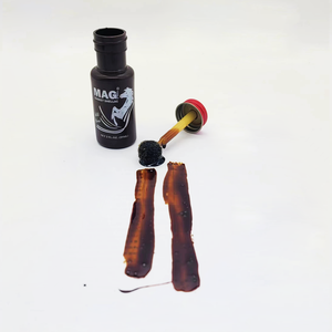 Pegamento líquido acrílico MAG TOOLS <span class=keywords><strong>Junta</strong></span> de <span class=keywords><strong>culata</strong></span> marrón oscuro Shellac para construcción de carpintería 59ml - Product Image 1