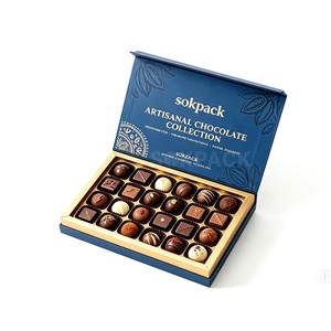 Custom 24pcs Premium Chocolate Exquisite Rigid <strong>Sweet</strong> <strong>Gift</strong> Box for Gifting &amp; Celebrations OEM/ODM Candy Packaging Box - Product Image 5