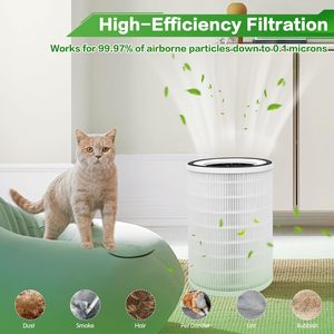 Filtre HEPA KILO compatible avec les purificateurs <span class=keywords><strong>d</strong></span>'<span class=keywords><strong>air</strong></span> <span class=keywords><strong>Afloia</strong></span> KILO, KILOPLUS, KILOPRO, MIRO, MIRO PRO et MORENTO MR-Kilo, Kalo - Product Image 4