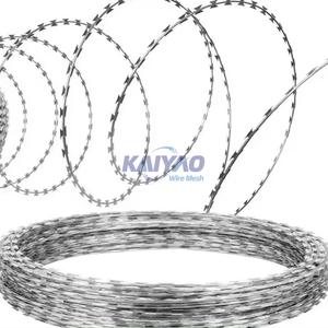 Fil barbelé en acier galvanisé haute résistance pour clôture périmétrique - Product Image 1