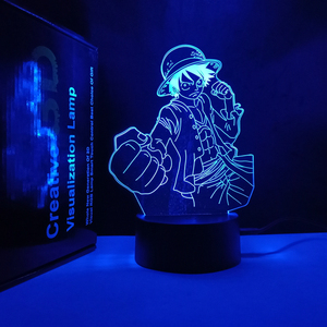 ไฟคริลิคสำหรับตกแต่งห้องโคมไฟ3D 7สีแบบสัมผัสพร้อมรีโมท2025สีอะนิเมะ3D - Product Image 6