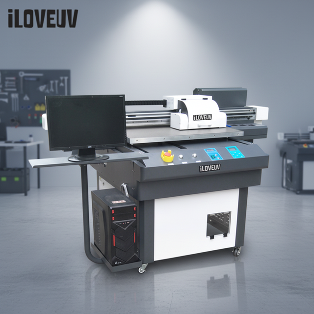 9060 UV Flatbed Printer for 3D Texture Printing with Varnish Emboss Effect