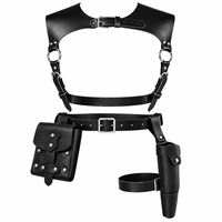 Étui à pistolet en cuir pour ceinture, style western, viking, Renaissance, cowboy, accessoires de costume pour Halloween, cosplay, TV et cinéma, Resident Evil
