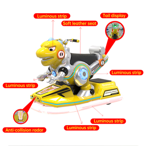 Voiture de pare-chocs anti-collision à piles pour enfants avec manèges de parc d'attractions en caoutchouc pour pare-chocs de sol électrique intérieur - Product Image 2