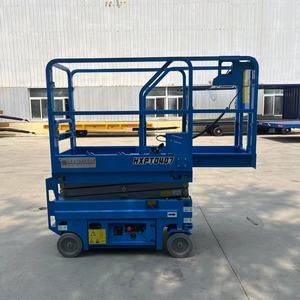 Gunting mobil listrik tugas berat kapasitas angkat <span class=keywords><strong>20</strong></span> <span class=keywords><strong>Ft</strong></span> tinggi maksimum empat roda desain hidrolik untuk mesin pompa - Product Image 5
