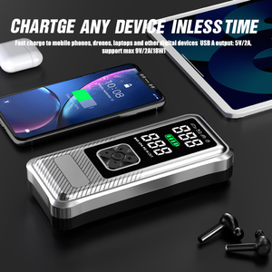 Avviatore di Emergenza Portatile 12V 1500A Picco <span class=keywords><strong>Booster</strong></span> per Auto Power Bank per Batteria Scarica con Compressore d'Aria - Product Image 5