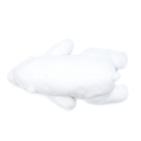Ours polaire en peluche, jouet en peluche, oreiller en peluche blanc moelleux, peluche câline pour la décoration de la chambre des enfants, cadeau de Noël