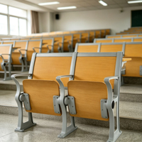 Chaise pliable pour auditorium, bureaux et chaises pour salles de conférence universitaires, mobilier universitaire, table et chaise de salle de conférence pour étudiants