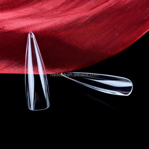 Stiletto recto para salón, Stiletto acrílico Artificial afilado, tipo francés, larga prensa falsa en puntas <span class=keywords><strong>de</strong></span> <span class=keywords><strong>uñas</strong></span> <span class=keywords><strong>de</strong></span> Gel, 4XL, No C - Product Image 1
