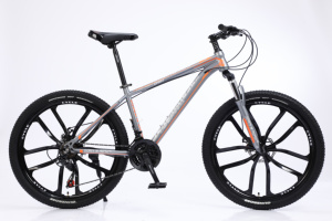 Bicicletta <span class=keywords><strong>da</strong></span> Montagna Stabile per Fuoristrada con Doppio Freno a Disco, Regalo Meraviglioso per Adulti, Ideale per Feste di Compleanno - Product Image 2