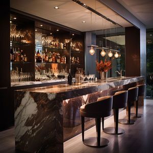 2024 <span class=keywords><strong>Futur</strong></span> Meubles Moderne Maison Meubles En Bois Extensible Bar Salon Vin De Luxe Armoire De Cuisine CE En Acier Inoxydable B1 - Product Image 4