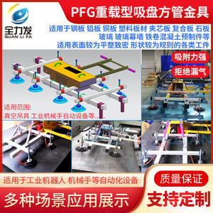 Ventouse à aspiration automatique à usage intensif PFG100/120/150/200/250 Tube carré pour usage industriel - Product Image 4