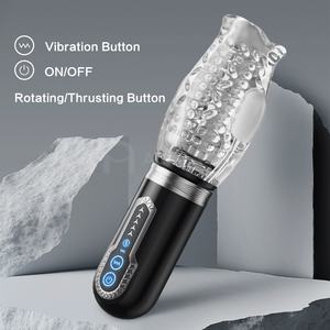 एंटी-ब्लॉकिंग डिज़ाइन पारदर्शी जेब पुरुष स्ट्रोकर वाइब्रेटर दो कंपन पुरुषों हस्तमैथुन मशीन - Product Image 1