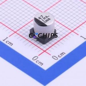 Condensador Electrolítico de Aluminio SMD EEEHA0J470R, D5xL5.4mm 47uF 20% 6.3V 46mA-120Hz - Product Image 1