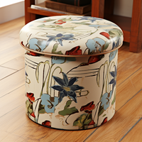 Bailey Rangement Pliant Personnalisé Siège en Velours Ignifuge Long Banc Meubles Pouf en Cuir Chaise en Ottoman