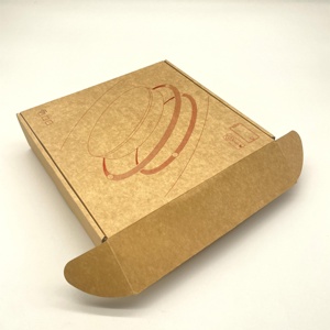 Customized Eco Kraft Paper Box Corrugated Paper Box Folding Mailer Paper Box With Logo For Gift Packing