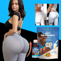 Poudre de protéines naturelle en gros de 400g pour l'augmentation des fesses avec sirop pour grossir les fesses de 200ml pour femmes adultes
