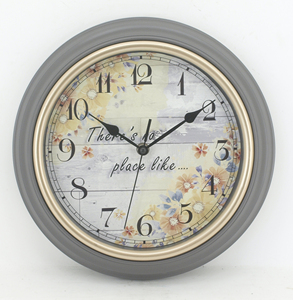 Round Classic Retro <b>Wall</b> <b>Clocks</b> Rustic Style Non Ticking Quartz Decorative Vintage Old <b>Clock</b> for Living Room Kitchen Home Office - Product Image 3