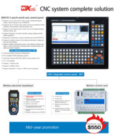 Kit de panneau de commande système Mach3 promotionnel, télécommande, ordinateur CNC pour routeur CNC, machine de gravure sur jade, fraisage CNC