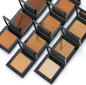 ขายส่งสีสูง Bronzer และตัวเน้นข้อความผงกดรูปร่างและเน้นพื้นฐาน Contouring Palette