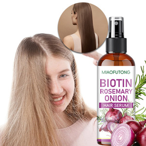 Sérum capillaire bio à l'huile de romarin et d'oignon de haute qualité, anti-chute, réparateur et nourrissant pour tous types de cheveux - Product Image 4