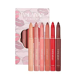 กันน้ํา Matte สีน้ําตาลลิปไลเนอร์ 12 สี Non-Fading Non-Stick ลิปสติกลิปกลอสปากกาดินสอ 0.11 กก.สีแดงผู้หญิงลิปสติก