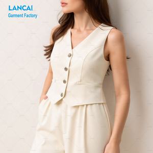 Conjuntos de <span class=keywords><strong>Dos</strong></span> <span class=keywords><strong>Piezas</strong></span> de Ropa de Trabajo Premium, Traje de Oficina Elegante para <span class=keywords><strong>Mujer</strong></span>, Chaleco y Pantalones de Vestir, <span class=keywords><strong>Conjunto</strong></span> Coordinado Personalizado para <span class=keywords><strong>Mujer</strong></span> - Product Image 3