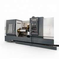 Torno CNC de Cama Inclinada HTC63s, Apto para la Fabricación de Automóviles, Equipos Médicos, Energía, Construcción Naval, etc., Buena Calidad