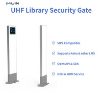Puerta RFID con Contador de Personas: Control de Acceso con Pantalla Digital UHF ISO 18000-6C para Seguridad en Escuelas y Bibliotecas Académicas