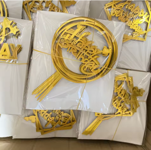 Accessori <span class=keywords><strong>per</strong></span> Torte all'Ingrosso Vari <span class=keywords><strong>Topper</strong></span> in Acrilico <span class=keywords><strong>per</strong></span> Decorare Torte di Matrimonio Anniversario e Compleanno - Product Image 6