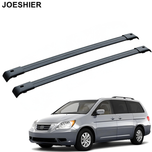 ชุดแร็คหลังคาอลูมิเนียมอัลลอยด์สีดำ สำหรับ Honda Odyssey ปี 2005-2010 และ 1999-2004  สำหรับบรรทุกสัมภาระ - Product Image 1