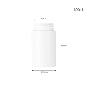 Envase Redondo de Plástico de Grado Alimenticio para Medicamentos, con Tapa de Rosca, Multicapacidad, HDPE, para Cápsulas, Píldoras, Suplementos Dietéticos - Product Image 5
