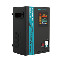 Régulateur de tension automatique KEBO série STW 5000VA, monophasé AC, affichage numérique, efficacité 98%, 50/60Hz