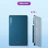 TKT Nuevo Cargador Portátil Super Delgado 2026 de 5000mAh, Bloque de Carga Inalámbrico para iPhone, Banco de Energía con Salida de 20W