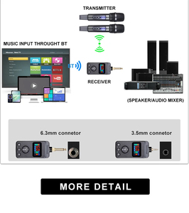 Thiết kế mới có thể sạc lại Microphone BT Reverb xách tay Micro không dây - Product Image 2