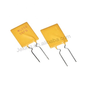 Jeking resettable cầu chì <span class=keywords><strong>pptc</strong></span> 2.5A 30V 100A 70 mohms Radial PCB gắn kết ruef250 - Product Image 1