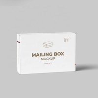Boîte d'expédition en carton ondulé personnalisée avec logo pour cadeaux, emballage de sous-vêtements, idéale pour les petites entreprises