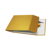 Boîtes cadeaux magnétiques pliables en feuille d'or rose OEM Emballage cadeau à bas prix avec fermeture magnétique FSC
