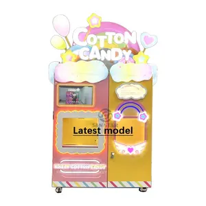 Fully Automated Cotton Candy Machine Automatic Cotton Candy Maker Cotton Candy Vending Machine