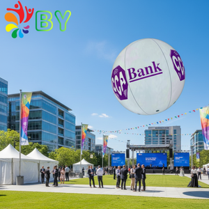 Globo Publicitario con Iluminación LED para Ferias Comerciales, Globo de Helio Comercial - Product Image 1