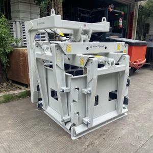 מלגזה מצורפים מהדק בלוק סוג פעמון המיועד לקטוף, טיפול, הרמה וסחורות מסובבים - Product Image 2